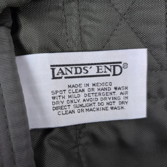 Land's End Vintage Canvas & Leather Travel Bag - Picture 2 of 9